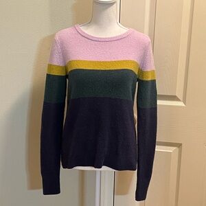 Ann Taylor Wool Blend Striped Sweater